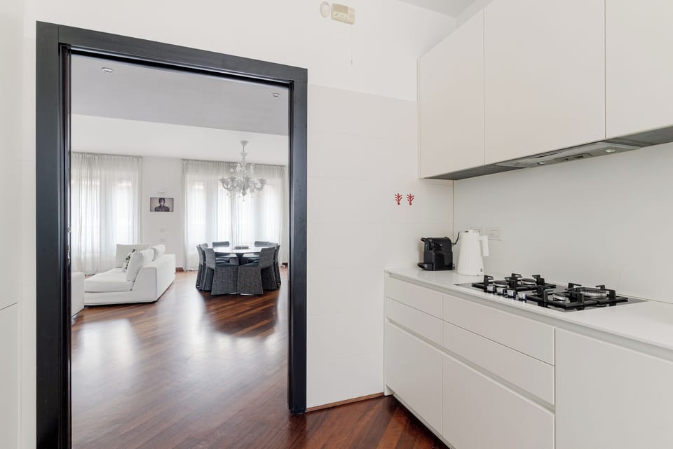 Apartment | Private kitchen | Espresso maker, electric kettle