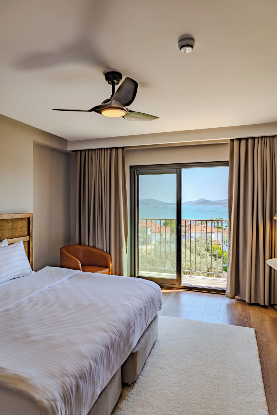Standard Sea View Room  | Premium bedding, in-room safe, blackout drapes, WiFi (free)