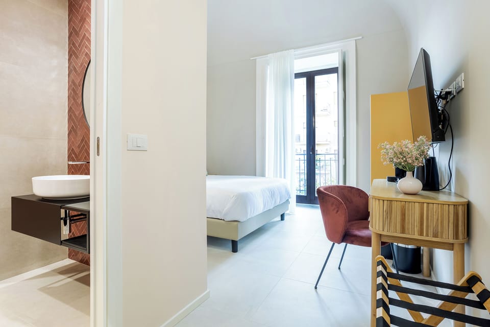Classic Double Room, City View | In-room safe, laptop workspace, blackout drapes, soundproofing