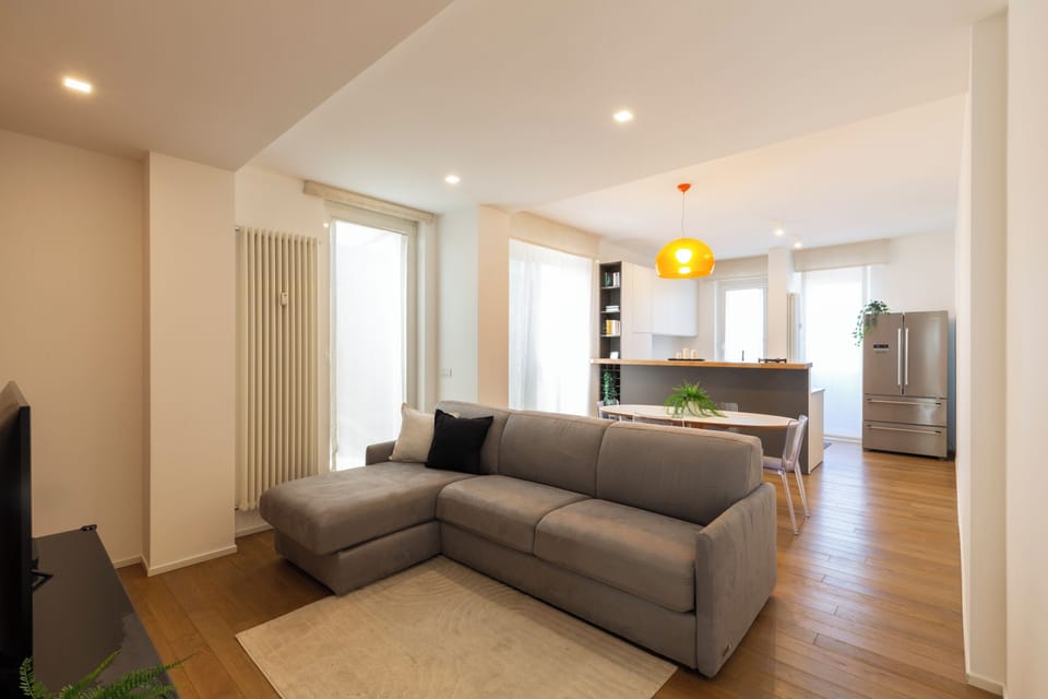Comfort Apartment | Living area | 45-inch Smart TV with digital channels