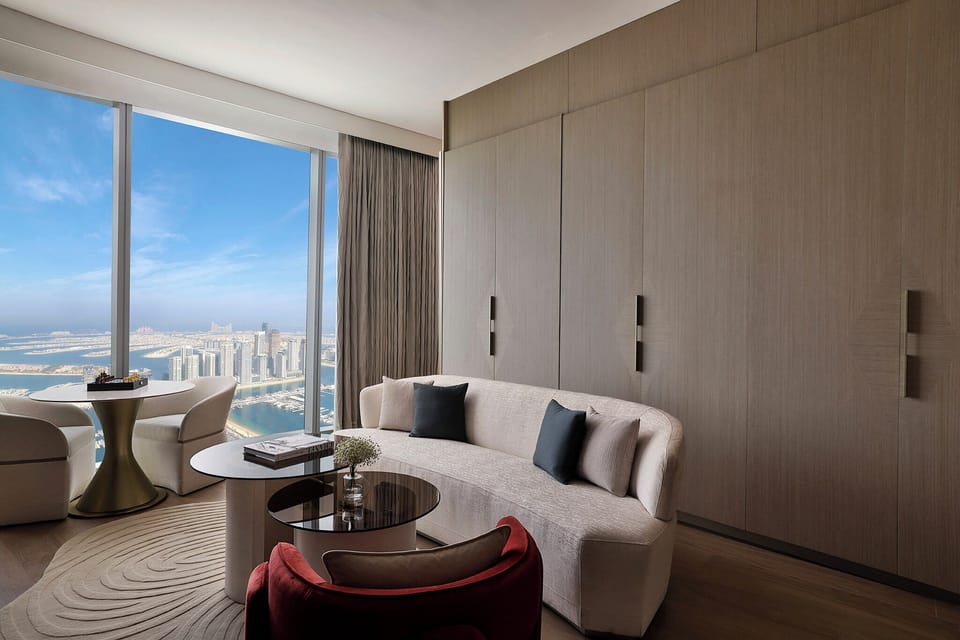 Luxury Suite, 1 Bedroom, Club Lounge Access (High Floor, Luxury Bath, View) | Premium bedding, down comforters, minibar, in-room safe