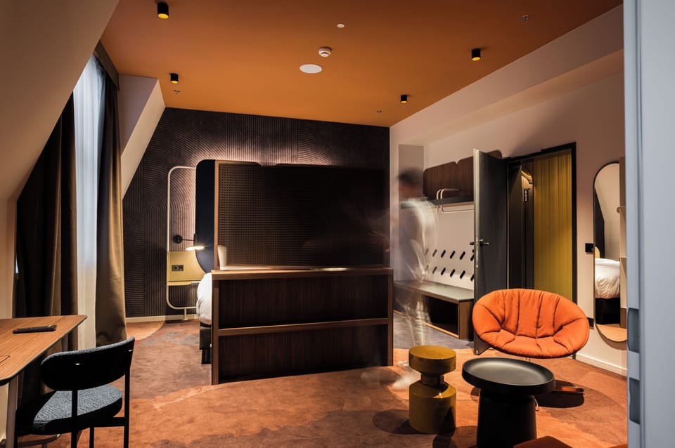 Junior Suite, 2 Double Beds | Desk, laptop workspace, blackout drapes, soundproofing