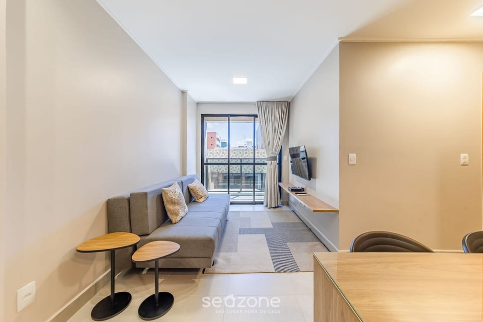 Basic Apartment | Living area | 40-inch TV with digital channels