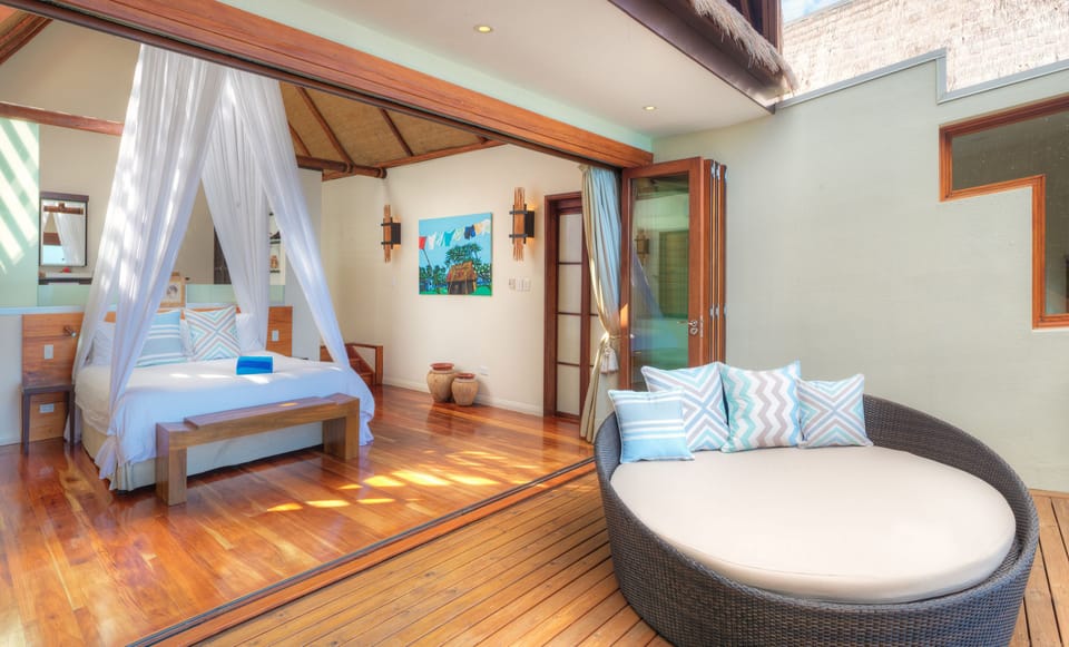 Sunset Plunge Pool Villa with All Meals | 1 bedroom, Egyptian cotton sheets, premium bedding, down comforters