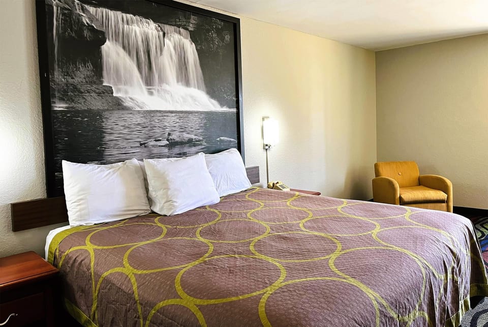 Room, 1 King Bed, Non Smoking | Desk, free cribs/infant beds, rollaway beds, free WiFi
