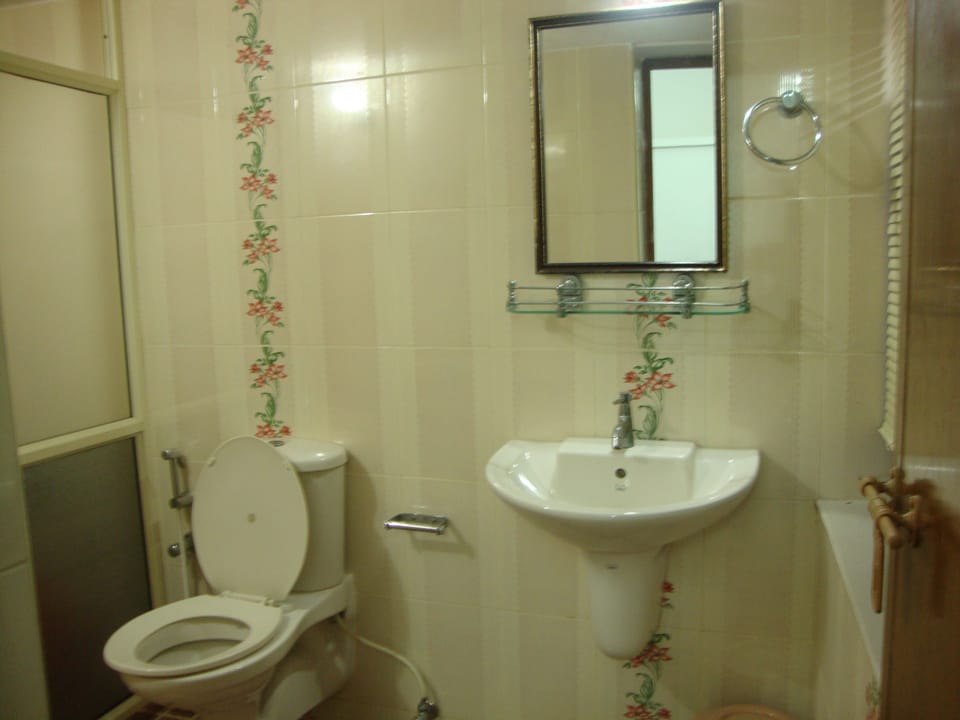 Comfort Double Room | Bathroom | Shower, free toiletries, hair dryer, towels