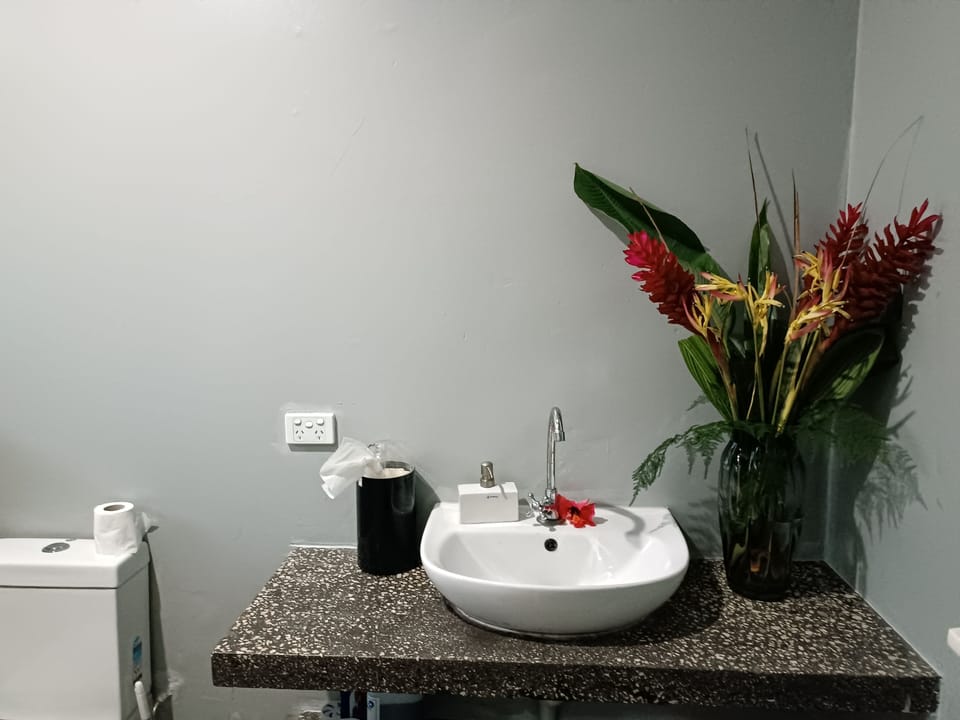 Free toiletries, hair dryer, towels, soap
