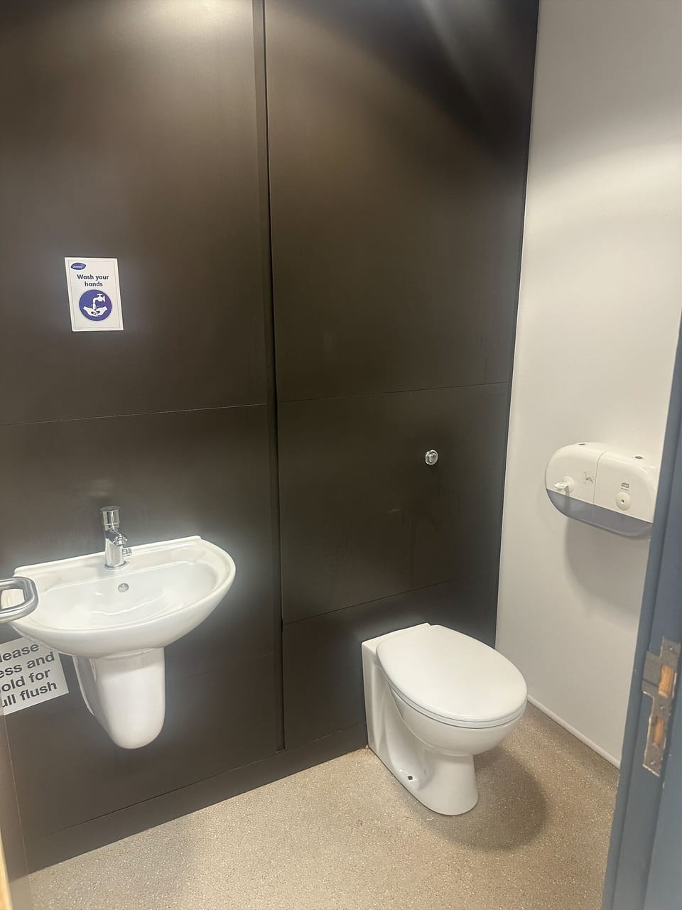 Basic Cabin, Patio, Resort View | Bathroom | Shower, soap, toilet paper