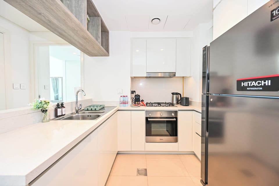 Standard Apartment, 2 Bedrooms, Non Smoking, City View | Private kitchen | Coffee/tea maker, electric kettle