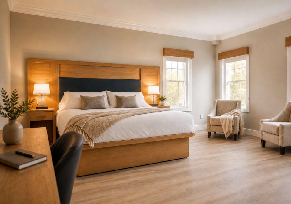 Premium Room, 1 King Bed, Non Smoking | Premium bedding, down comforters, pillowtop beds, in-room safe