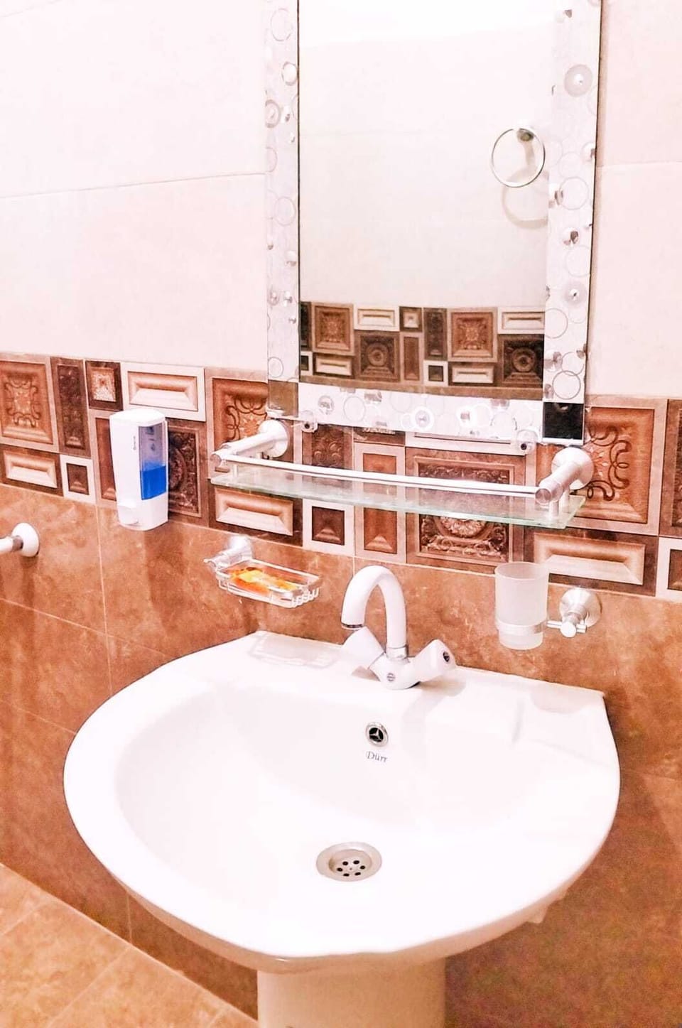 Shower, rainfall showerhead, eco-friendly toiletries, slippers