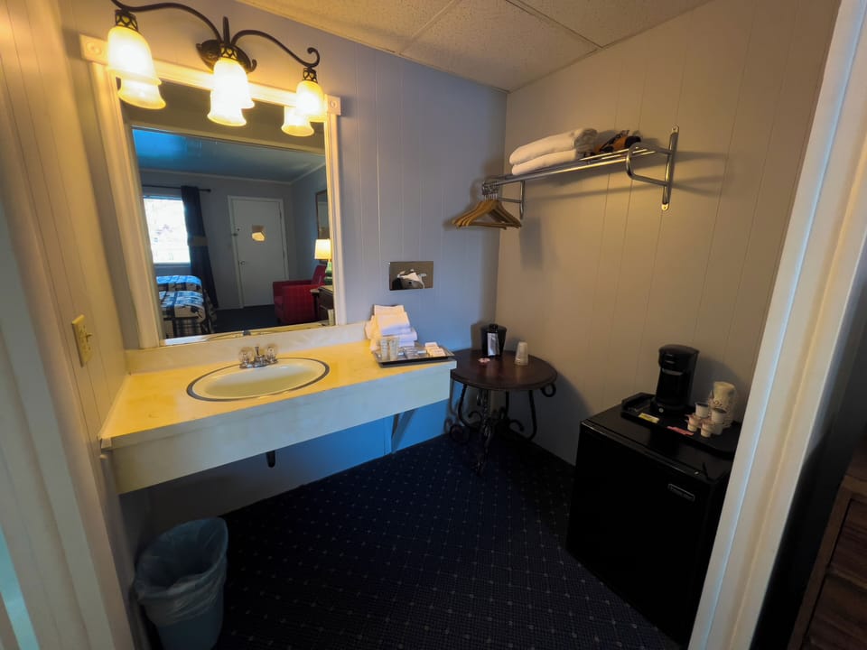 Quadruple Room, 2 Double Beds, Pool View, Ground Floor | Bathroom | Combined shower/tub, free toiletries, hair dryer, towels