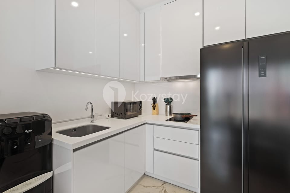 Apartment, 2 Bedrooms, City View | Private kitchen | Full-size fridge, microwave, stovetop, rice cooker