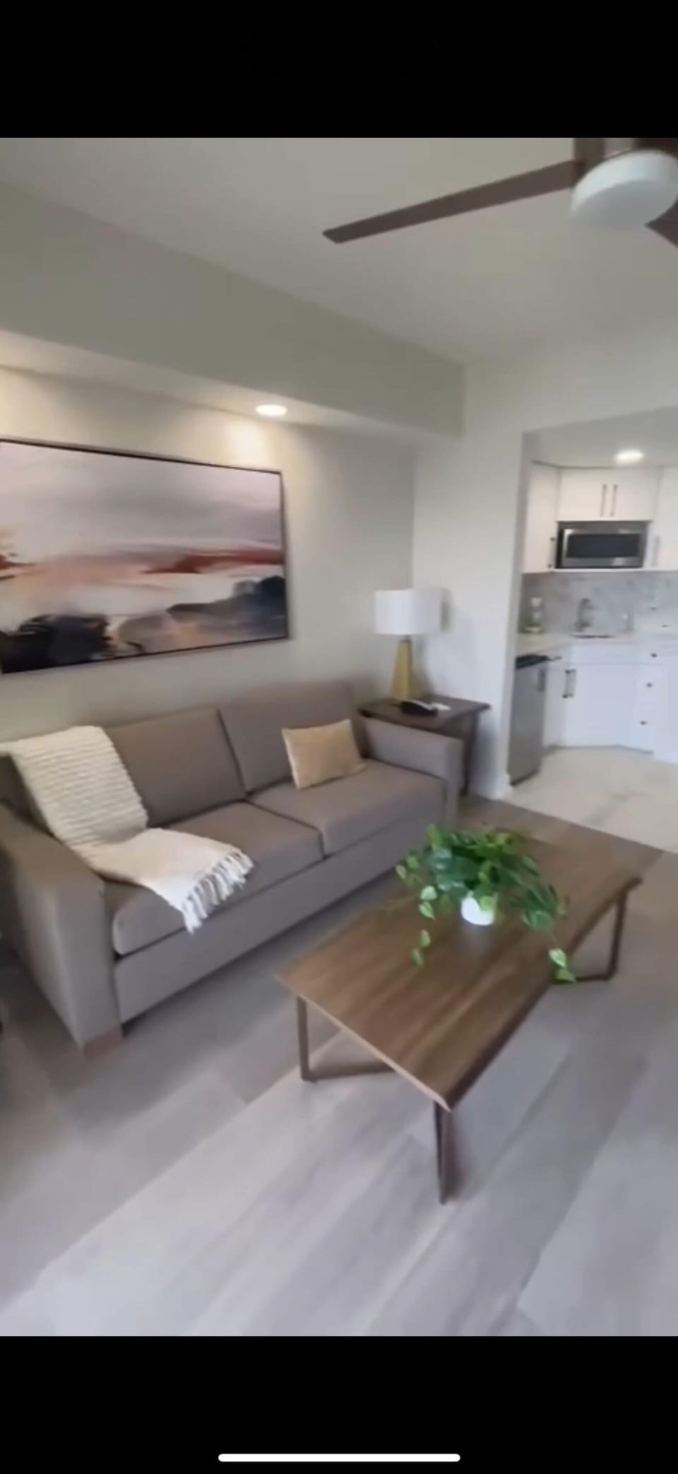 50-inch TV with cable channels