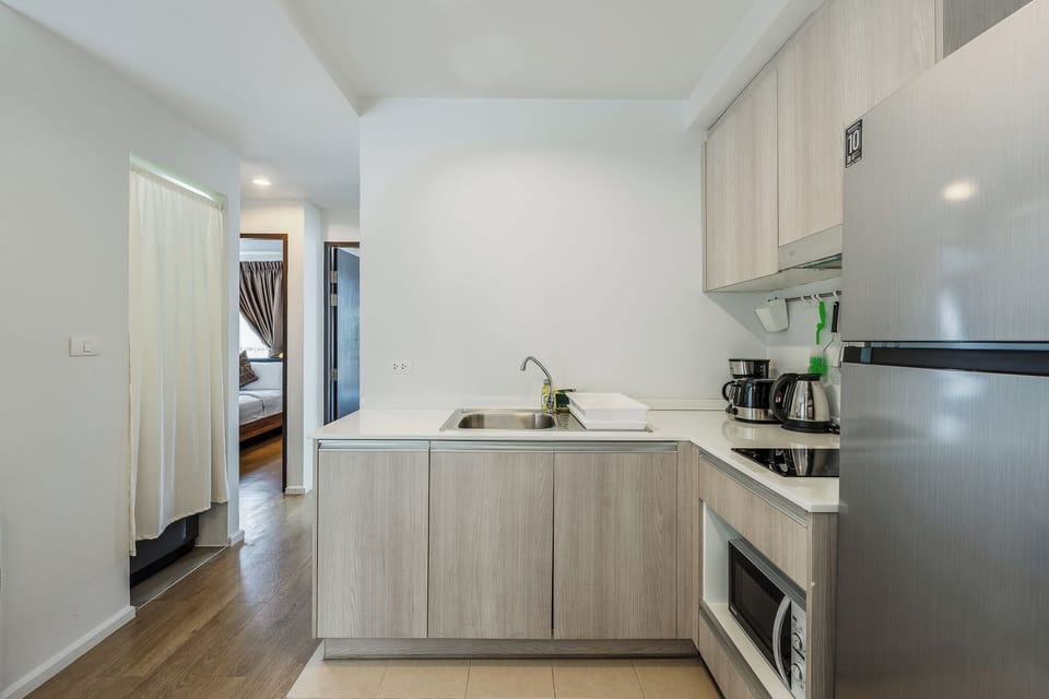 Apartment, Balcony | Private kitchen