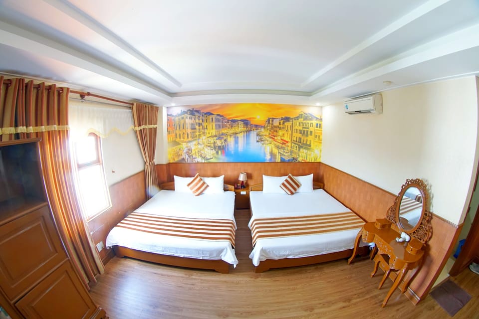 Family 2 Double Beds, City view | Premium bedding, minibar, in-room safe, desk