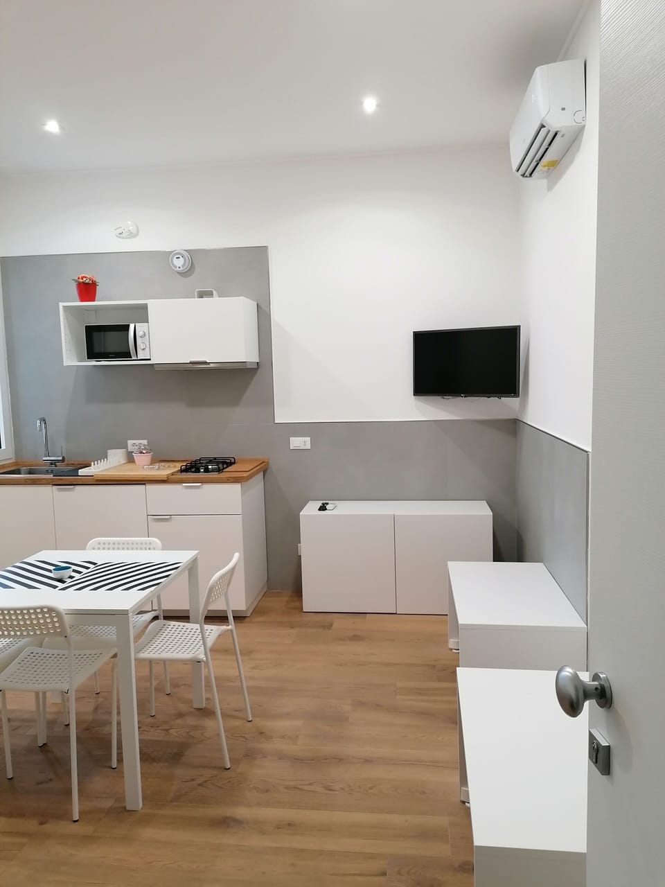 Family Apartment, Balcony | Private kitchen