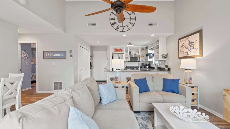 Condo, Multiple Beds, Balcony (Indian Pointe Lake View) | Living area | 42-inch flat-screen TV with digital channels