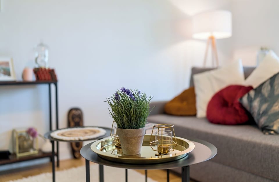 Condo, Balcony, Garden View | Living area