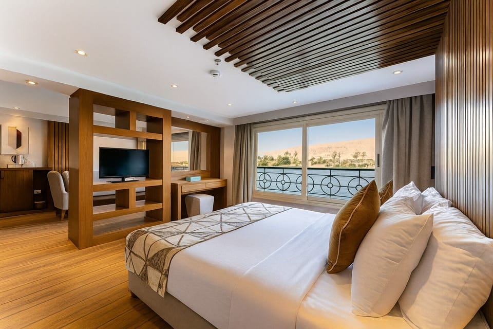 Deluxe Suite, River View | In-room safe, blackout drapes, soundproofing