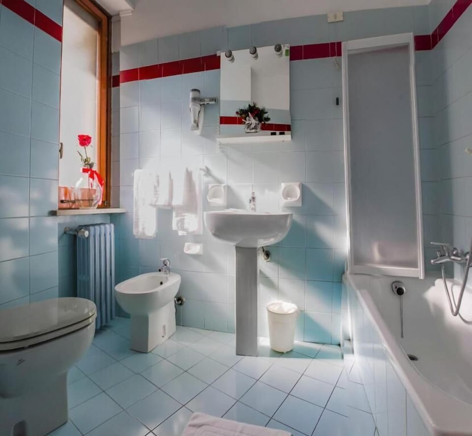 Free toiletries, hair dryer, slippers, towels