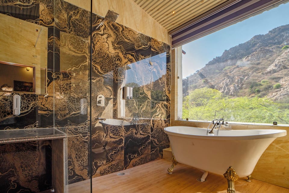 Suite With BathTub | Bathroom | Shower, hair dryer, bidet, towels