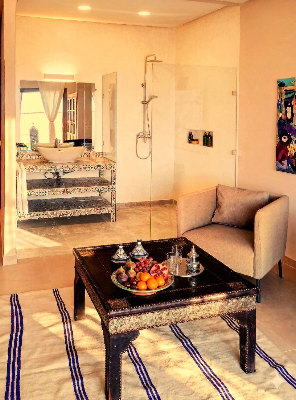Junior Room, Mountain View | Minibar, in-room safe, individually decorated, individually furnished