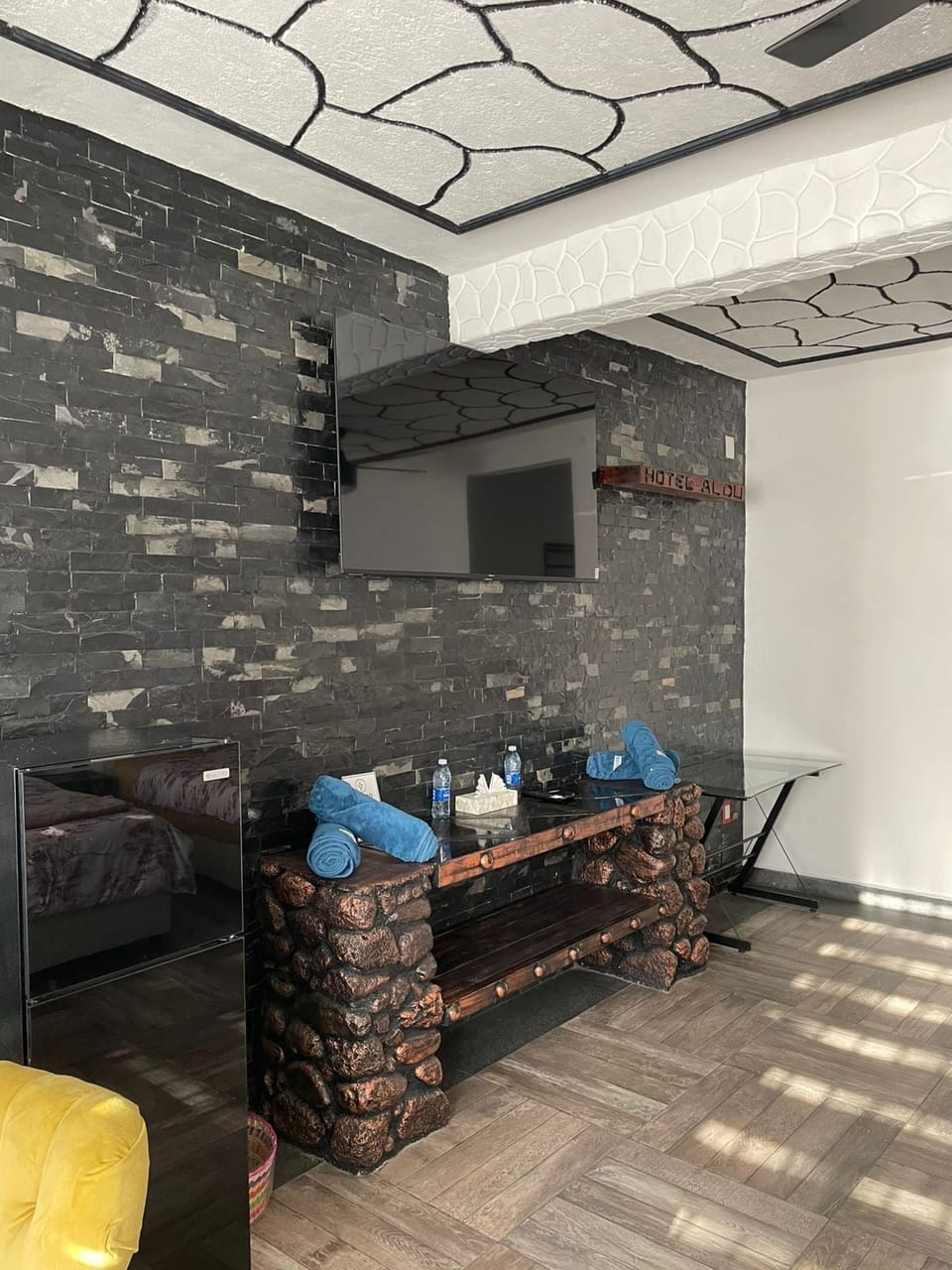 Down comforters, memory foam beds, individually decorated, desk