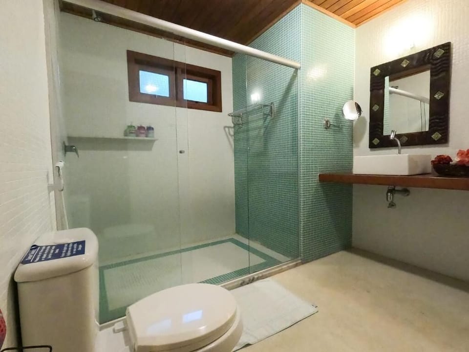 Family Chalet, Balcony, Garden View | Bathroom