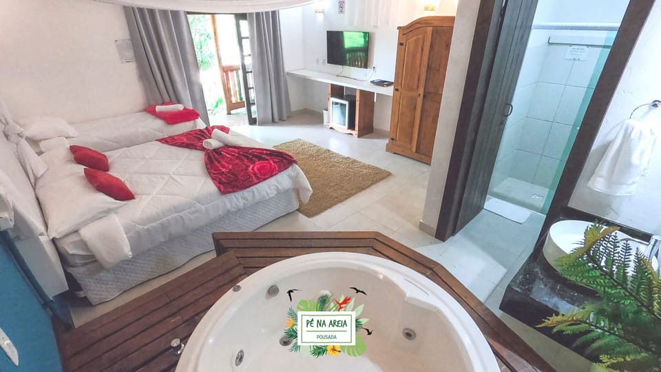 Deluxe Double Room, Hot Tub, Sea View | 1 bedroom, minibar, individually furnished, laptop workspace