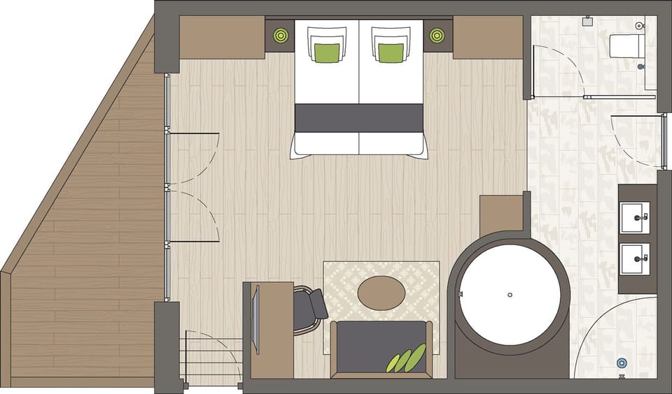 Romantic Studio Suite | In-room safe, iron/ironing board, free WiFi, bed sheets