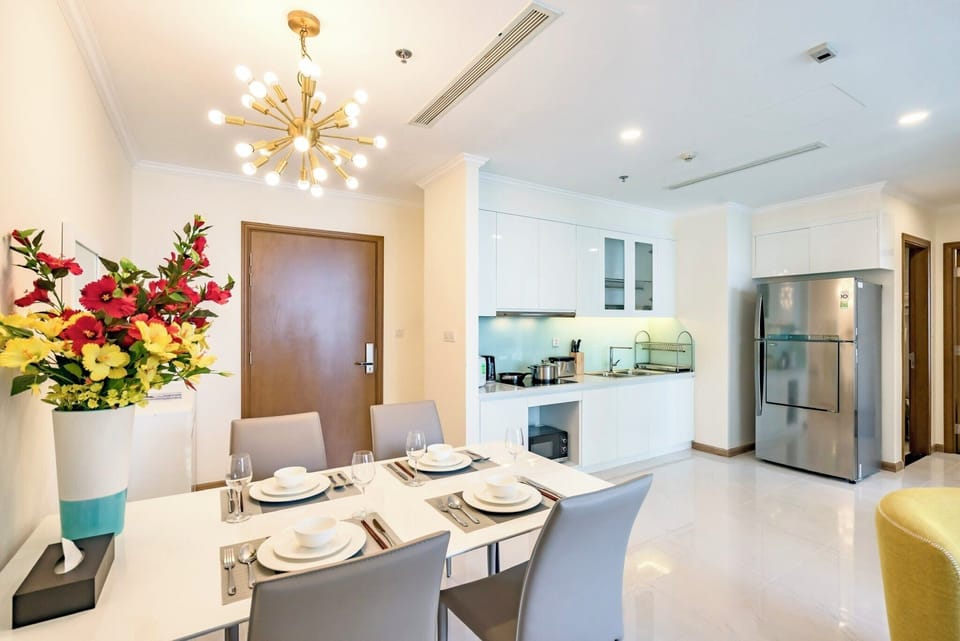Standard Apartment, Balcony, City View | Private kitchen | Electric kettle