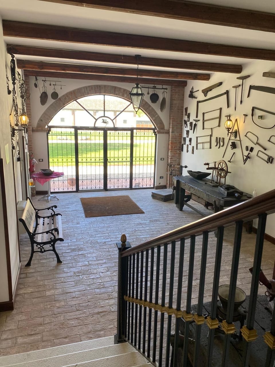 Interior entrance