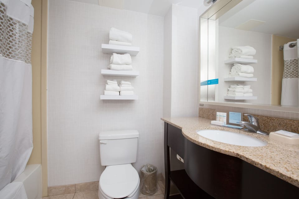 Free toiletries, hair dryer, towels, soap