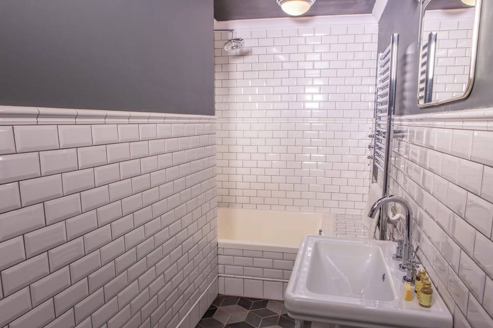 Soap, shampoo, toilet paper