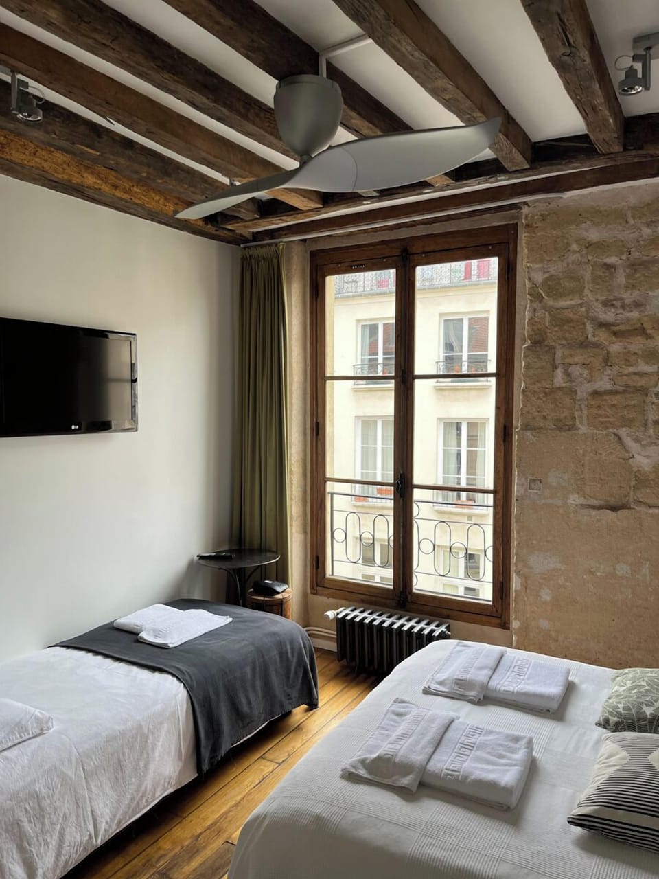 Triple Room, Non Smoking, City View | Hypo-allergenic bedding, blackout drapes, iron/ironing board, free WiFi