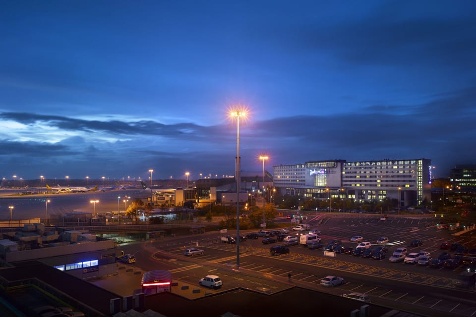 Front of property - evening/night