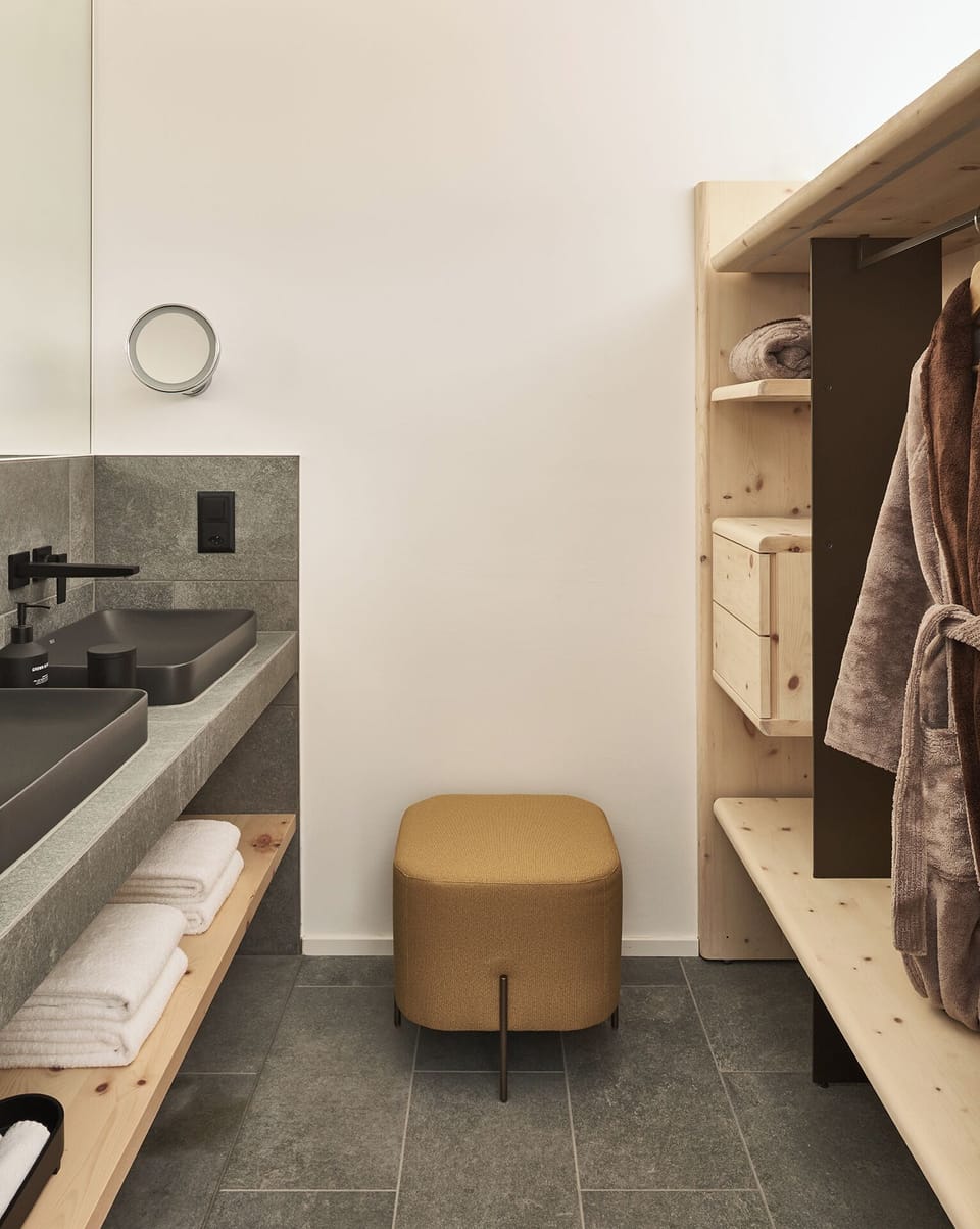 Separate tub and shower, hair dryer, towels, soap