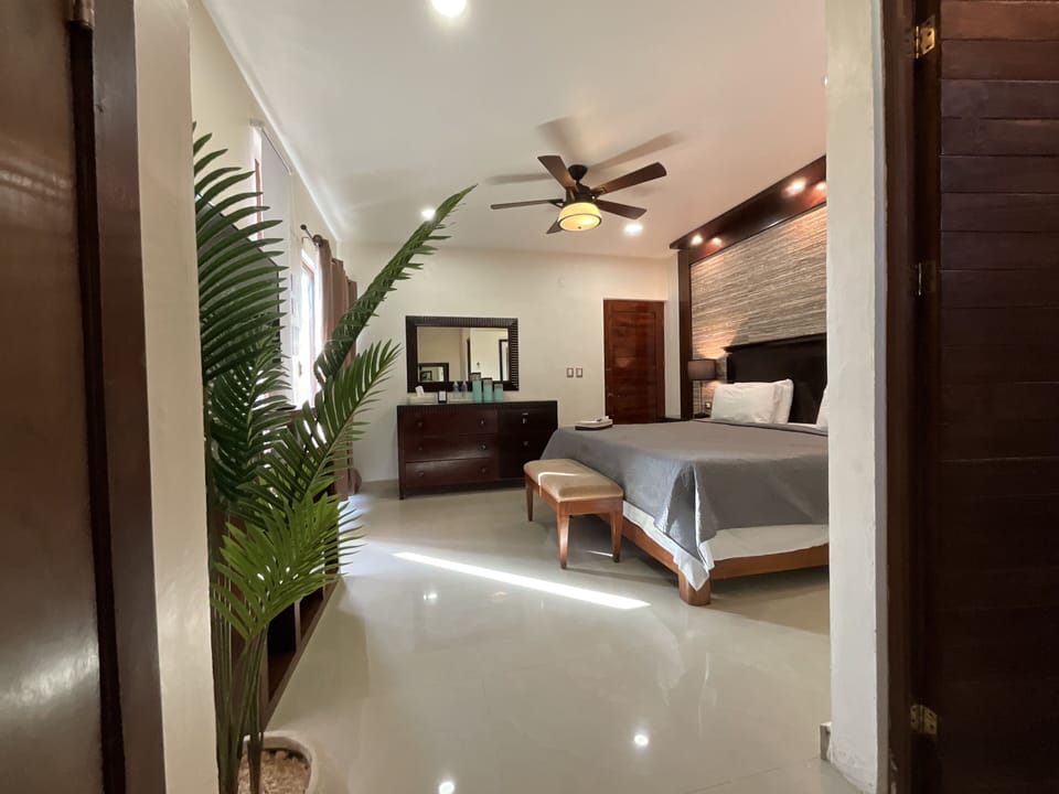 Junior Suite, 1 King Bed, Hot Tub | Premium bedding, individually decorated, individually furnished