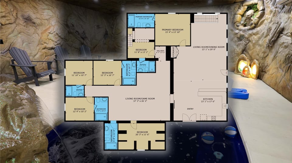 House, Accessible | 6 bedrooms, high-speed internet