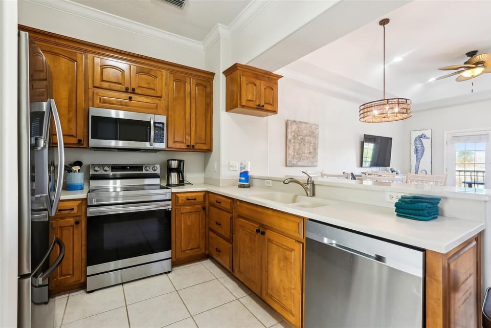 Townhome, Multiple Beds, Hot Tub, Pool View (Villas I 361) | Private kitchen | Coffee/tea maker