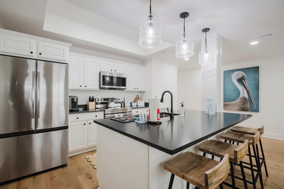 Townhome, Multiple Beds, Balcony, Garden View (Lowcountry Landing) | Private kitchen | Fridge, microwave, oven, stovetop