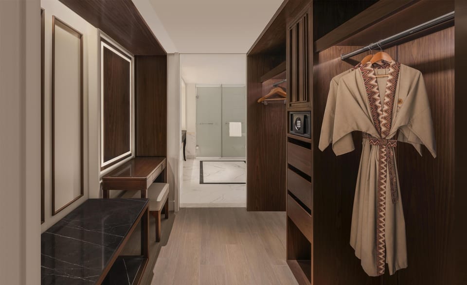 Down comforters, pillowtop beds, minibar, in-room safe