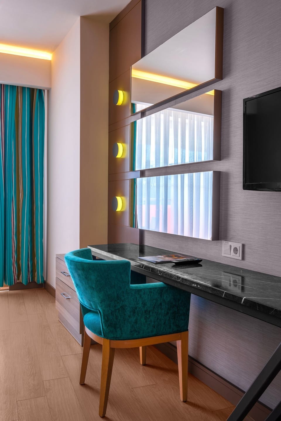 Minibar, in-room safe, desk, soundproofing