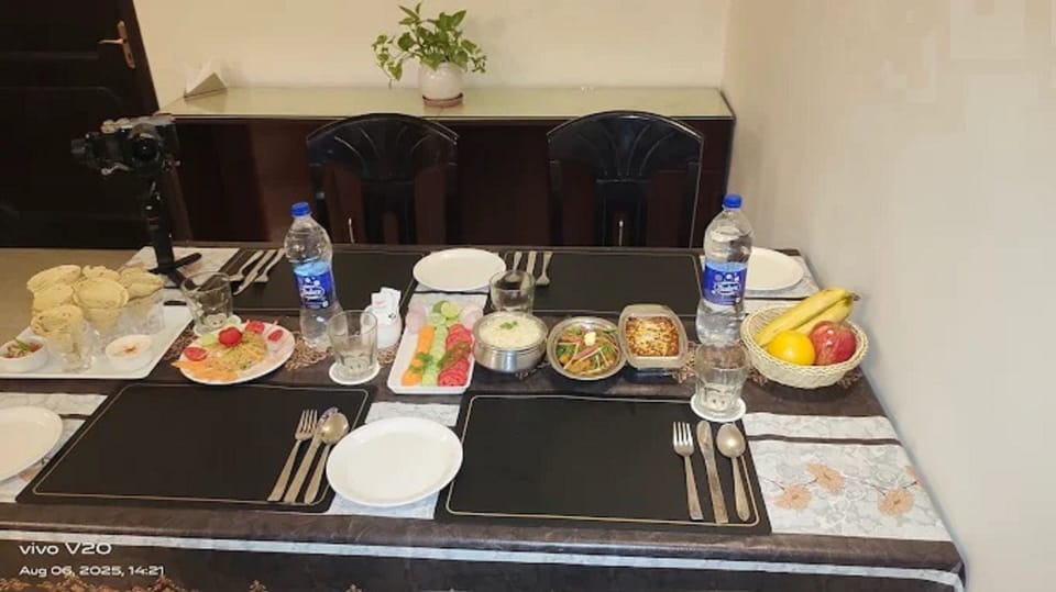 Daily buffet breakfast for a fee