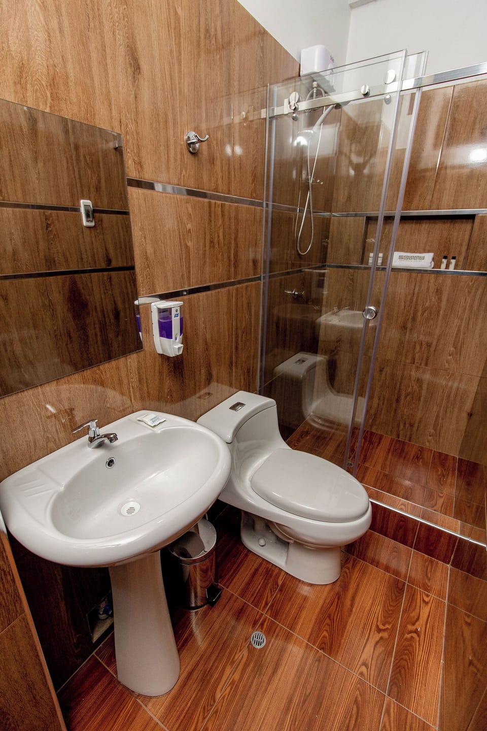 Superior Double Room, Patio, Garden View | Bathroom | Shower, hair dryer, towels, soap