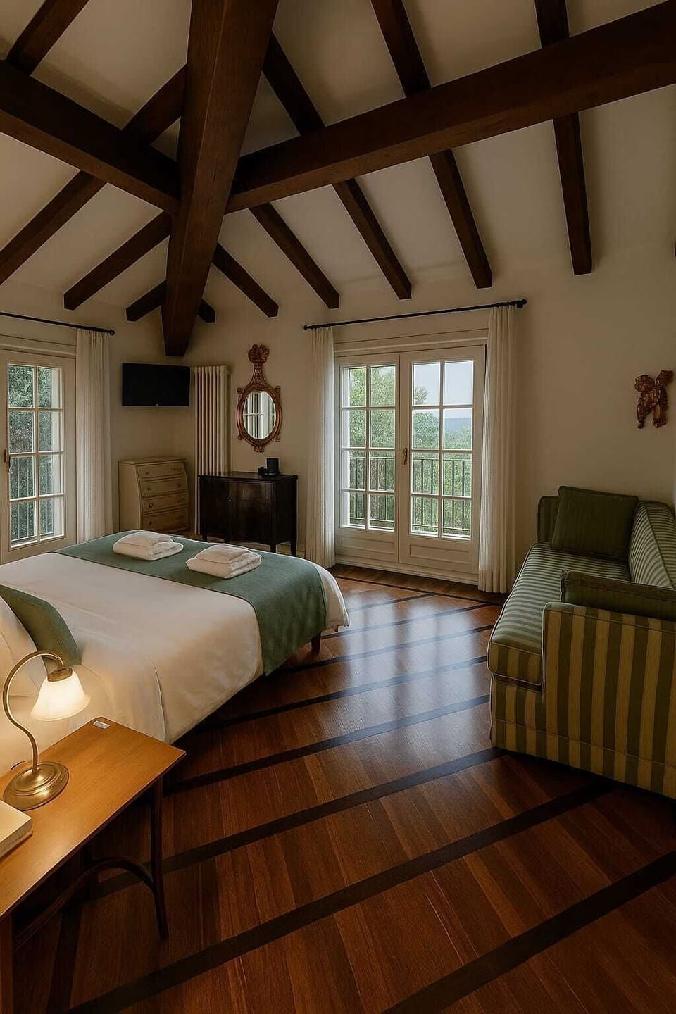 Luxury Triple Room, Garden View | Soundproofing, free WiFi