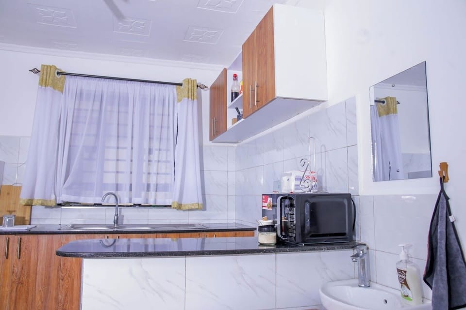 Classic Apartment, City View | Private kitchen | Fridge, microwave, electric kettle, cookware/dishes/utensils