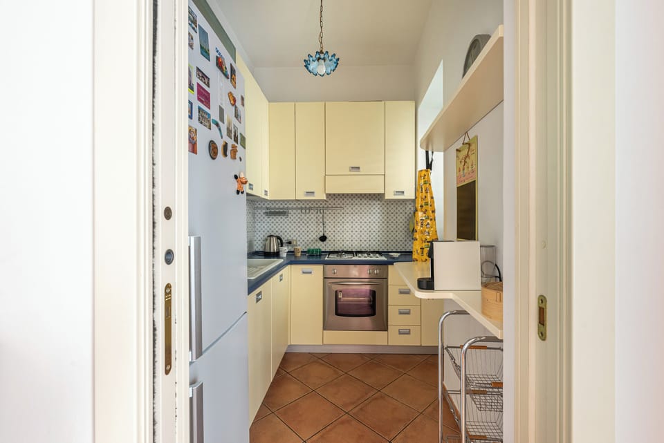 Apartment, 2 Bedrooms, Balcony | Private kitchen | Fridge, oven, stovetop, espresso maker