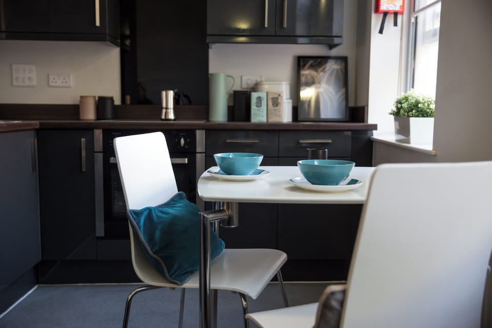 Apartment, 1 Bedroom, Non Smoking, City View | In-room dining